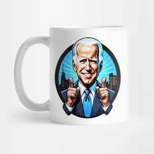 President Joe Biden Finger Pistols Mug